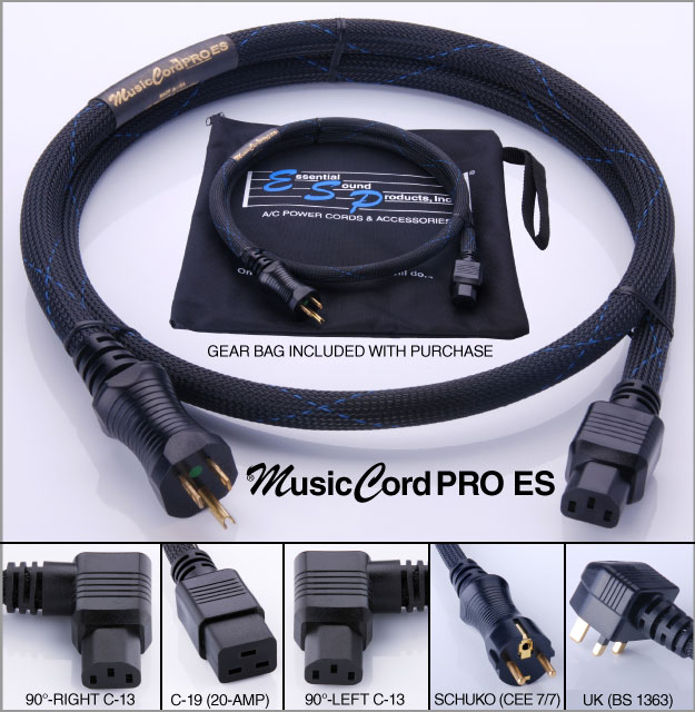 MusicCord-PRO ES Power Cord