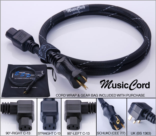MusicCord Power Cord