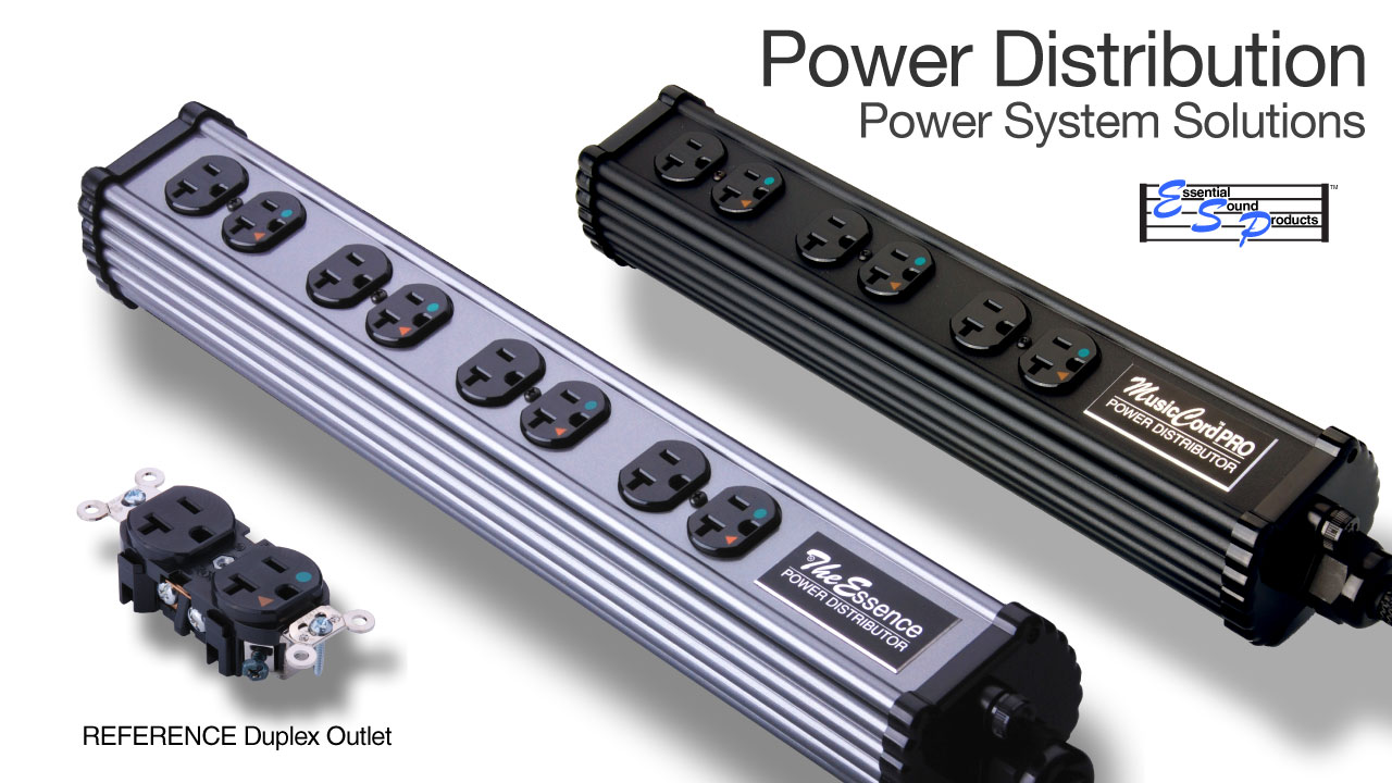 Power Distribution Components and Accessories | Essential Sound Products